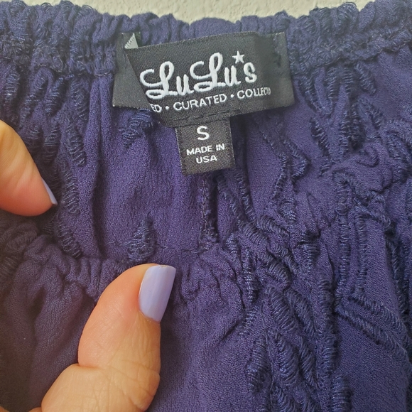 Lulu's Looking Forward Off-Shoulder Embroidered Top - Picture 5 of 6